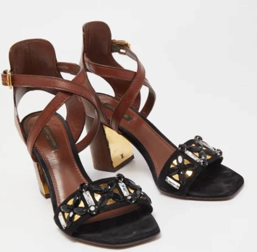 Louis Vuitton Vintage Pre-owned Leather sandals Multicolor Dames