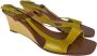 Louis Vuitton Vintage Pre-owned Leather sandals Yellow Dames - Thumbnail 2