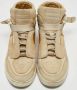 Louis Vuitton Vintage Pre-owned Leather sneakers Beige Dames - Thumbnail 3