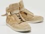 Louis Vuitton Vintage Pre-owned Leather sneakers Beige Dames - Thumbnail 4
