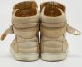 Louis Vuitton Vintage Pre-owned Leather sneakers Beige Dames - Thumbnail 5