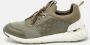 Louis Vuitton Vintage Pre-owned Leather sneakers Green Dames - Thumbnail 2
