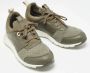 Louis Vuitton Vintage Pre-owned Leather sneakers Green Dames - Thumbnail 4