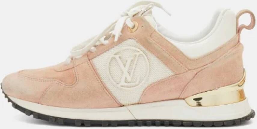 Louis Vuitton Vintage Pre-owned Mesh sneakers Beige Dames