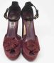 Louis Vuitton Vintage Pre-owned Suede sandals Black Dames - Thumbnail 3