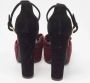 Louis Vuitton Vintage Pre-owned Suede sandals Black Dames - Thumbnail 5