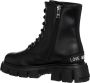 Love Moschino Stijlvolle leren veterschoenen voor dames Zwart Dames - Thumbnail 3