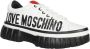 Love Moschino Contrasterende Low-Top Sneakers White Dames - Thumbnail 2