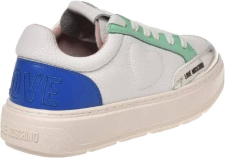 Love Moschino Dames Lage Sneakers White Dames