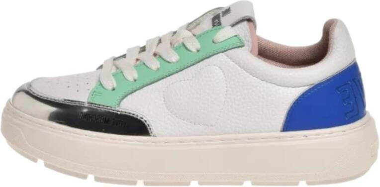 Love Moschino Dames Lage Sneakers White Dames