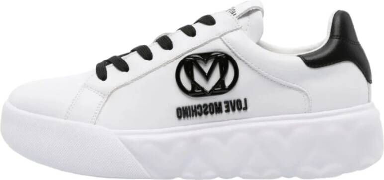 Love Moschino Dames Lage Sneakers White Dames