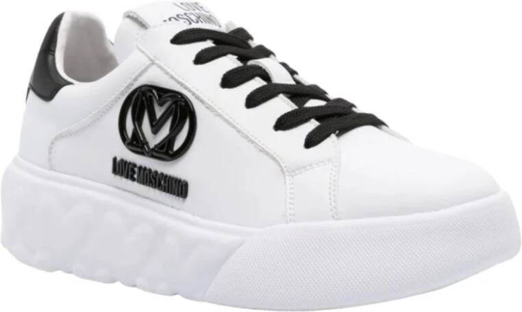 Love Moschino Dames Lage Sneakers White Dames