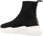 Love Moschino Zwarte sportieve sneakers met rubberen zool Black Dames - Thumbnail 14