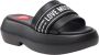 Love Moschino Effen Kleur Sandalen Black Dames - Thumbnail 5