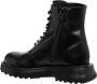 Love Moschino Effen Veterschoenen met Ritssluiting Black Dames - Thumbnail 4