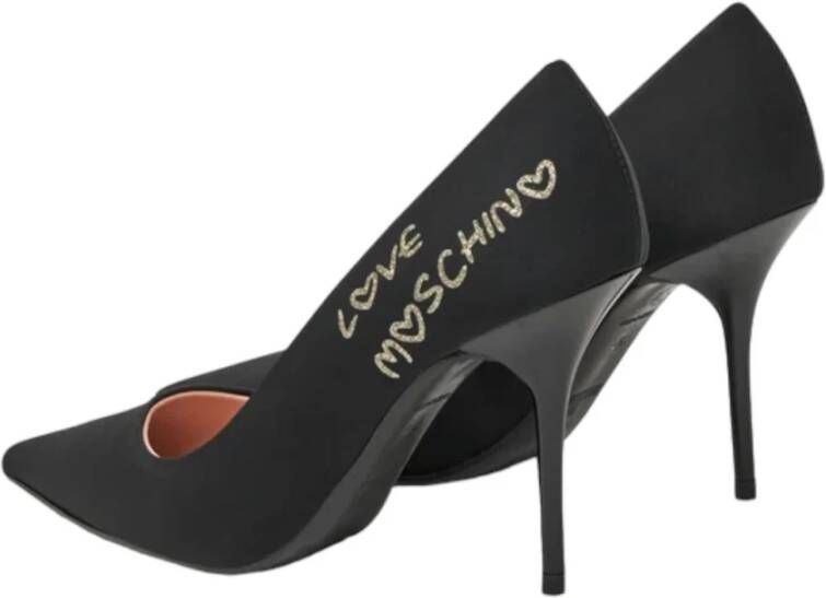 Love Moschino Elegante Decollete Schoenen voor Vrouwen Black Dames