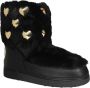 Love Moschino Enkellaarsjes met studs Black Dames - Thumbnail 2