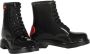 Love Moschino Enkellaarzen van lakleer met ronde neus Black Dames - Thumbnail 2