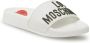 Love Moschino Rubberen Plateausandalen voor Vrouwen White Dames - Thumbnail 3