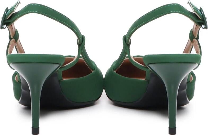 Love Moschino Groene Stilettohak Sandalen Green Dames