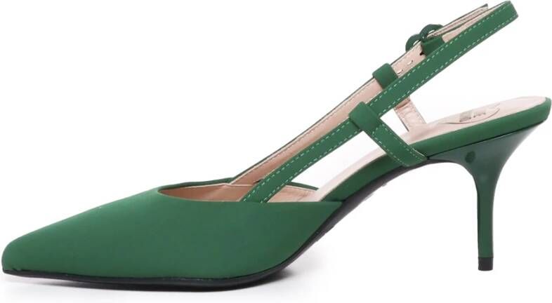 Love Moschino Groene Stilettohak Sandalen Green Dames