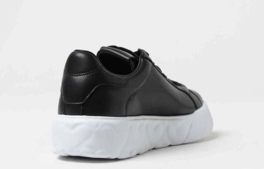 Love Moschino Hart Sneakers in Wit Black Dames