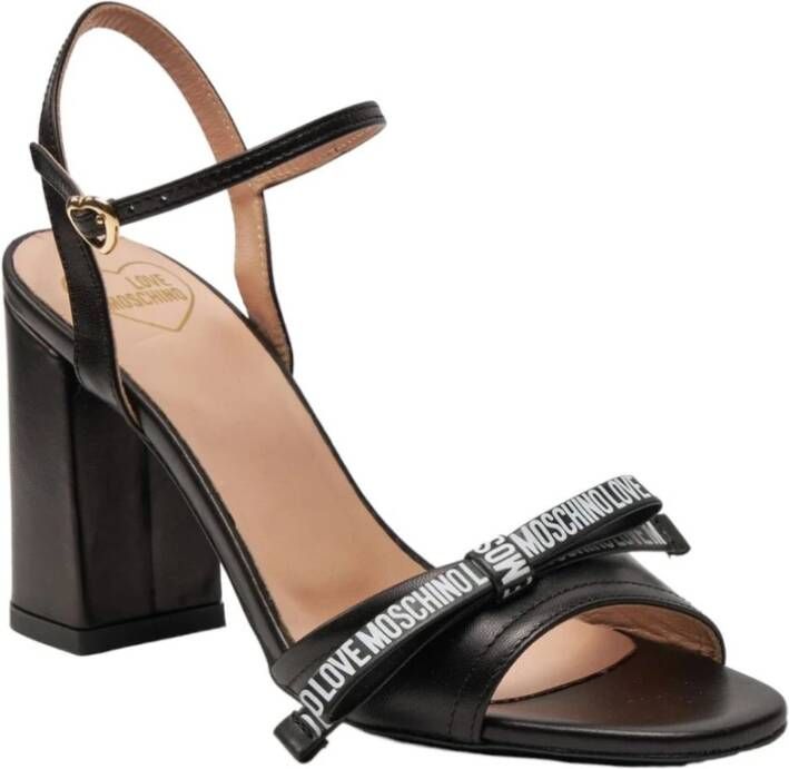 Love Moschino Hoge hak sandalen Black Dames