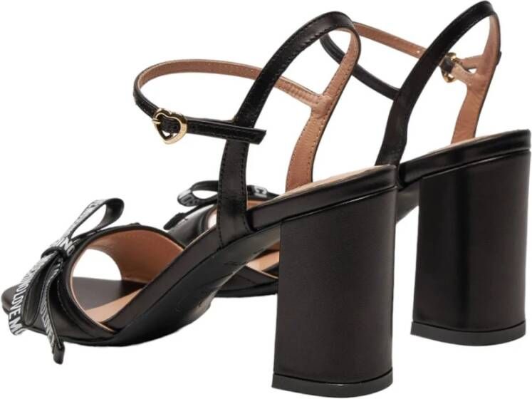 Love Moschino Hoge hak sandalen Black Dames