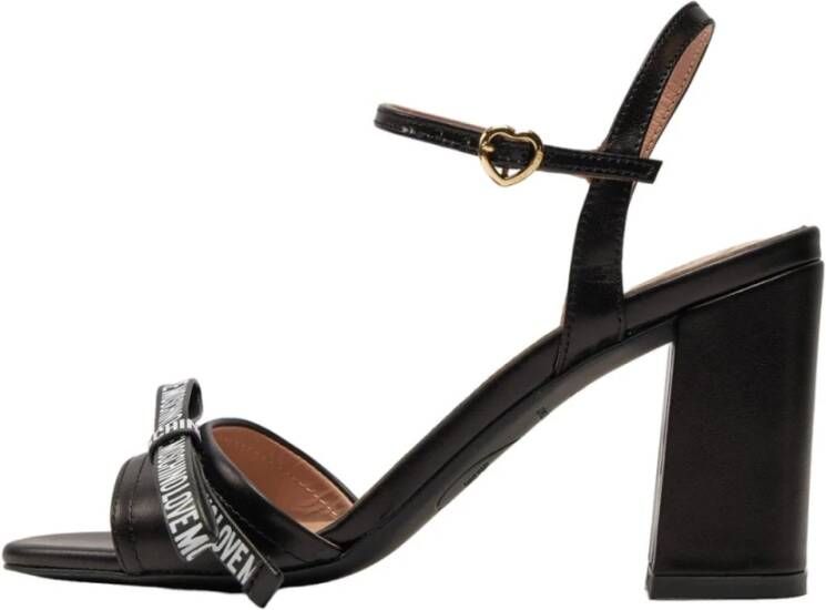 Love Moschino Hoge hak sandalen Black Dames