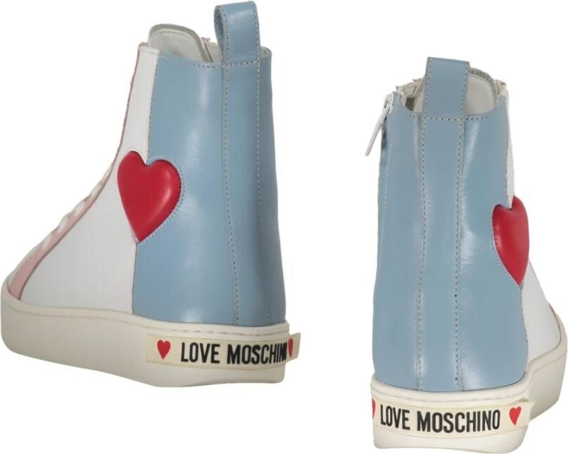 Love Moschino Hoge sneakers met zijrits Multicolor Dames