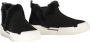 Love Moschino Hoge suède sneakers met bontdetails Black Dames - Thumbnail 2