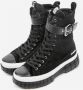 Love Moschino Hoge Top Veterschoenen voor Dames Black Dames - Thumbnail 2