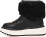 Love Moschino Imitatiebont Slip-On Gewatteerde Laarzen Black Dames - Thumbnail 2