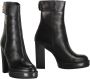 Love Moschino Kalfsleren Laarzen met Ritssluiting Black Dames - Thumbnail 2