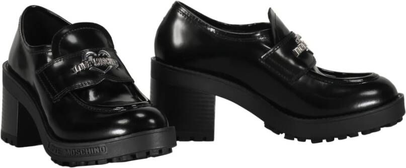 Love Moschino Klassieke hakloafers Black Dames