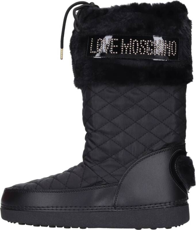 Love Moschino Laarzen Zwart Black Dames