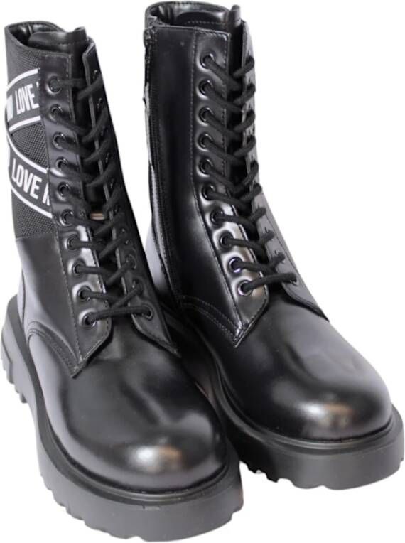 Love Moschino Lace-up Boots Black Dames