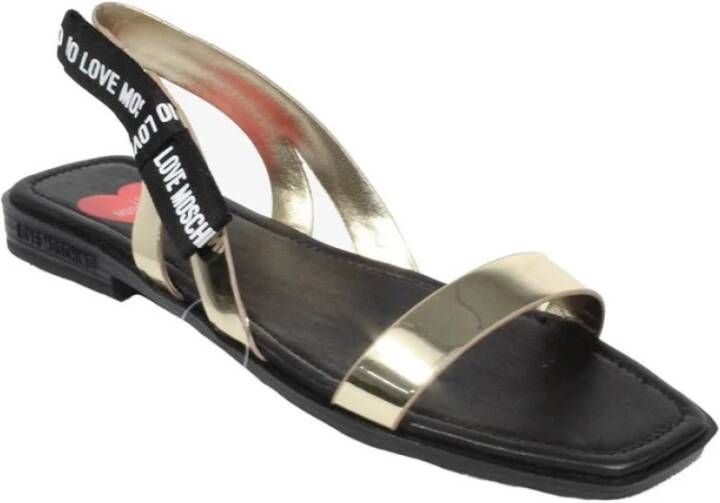 Love Moschino Lage Hak Sandalen Gray Dames