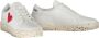 Love Moschino Lage leren sneakers met contrasterende inzetstukken White Dames - Thumbnail 2