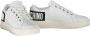 Love Moschino Lage leren sneakers met logo achteraan White Dames - Thumbnail 2