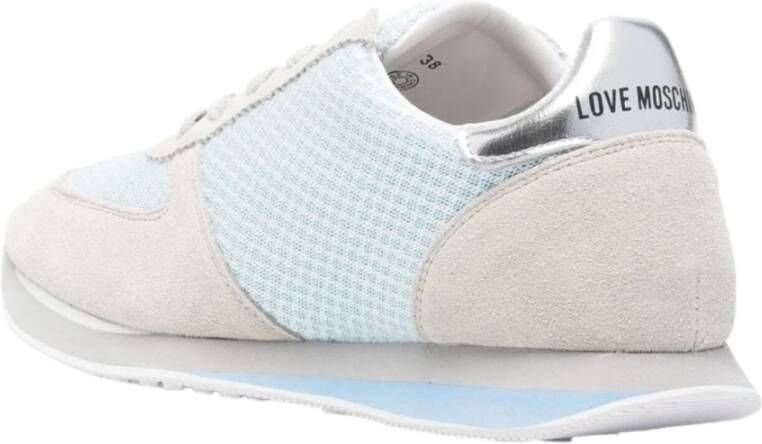 Love Moschino Lage Sneakers Blue Dames