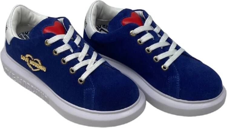 Love Moschino Lage Sneakers Blue Dames