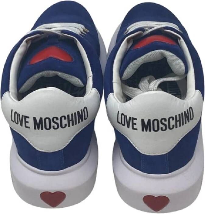 Love Moschino Lage Sneakers Blue Dames