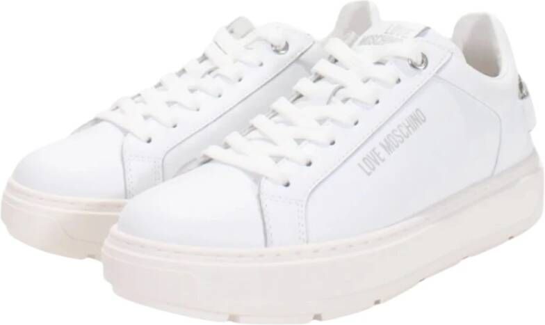 Love Moschino Lage Sneakers White Dames