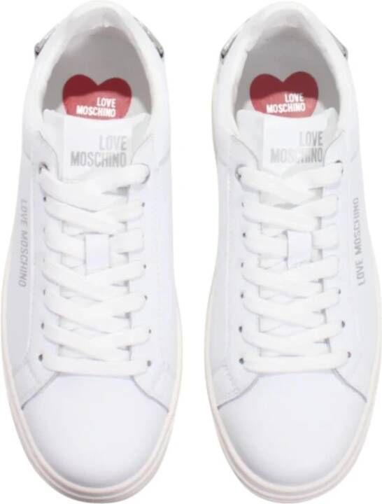 Love Moschino Lage Sneakers White Dames