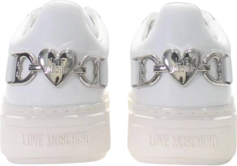 Love Moschino Lage Sneakers White Dames