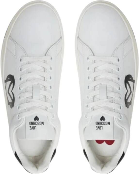 Love Moschino Lage Sneakers White Dames