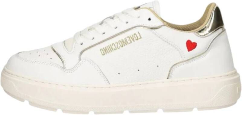 Love Moschino Lage Sneakers White Dames