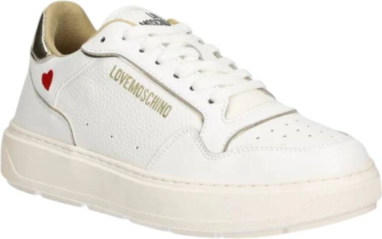 Love Moschino Lage Sneakers White Dames