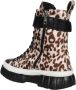 Love Moschino Leopard Print Canvas Sneakers Multicolor Dames - Thumbnail 3